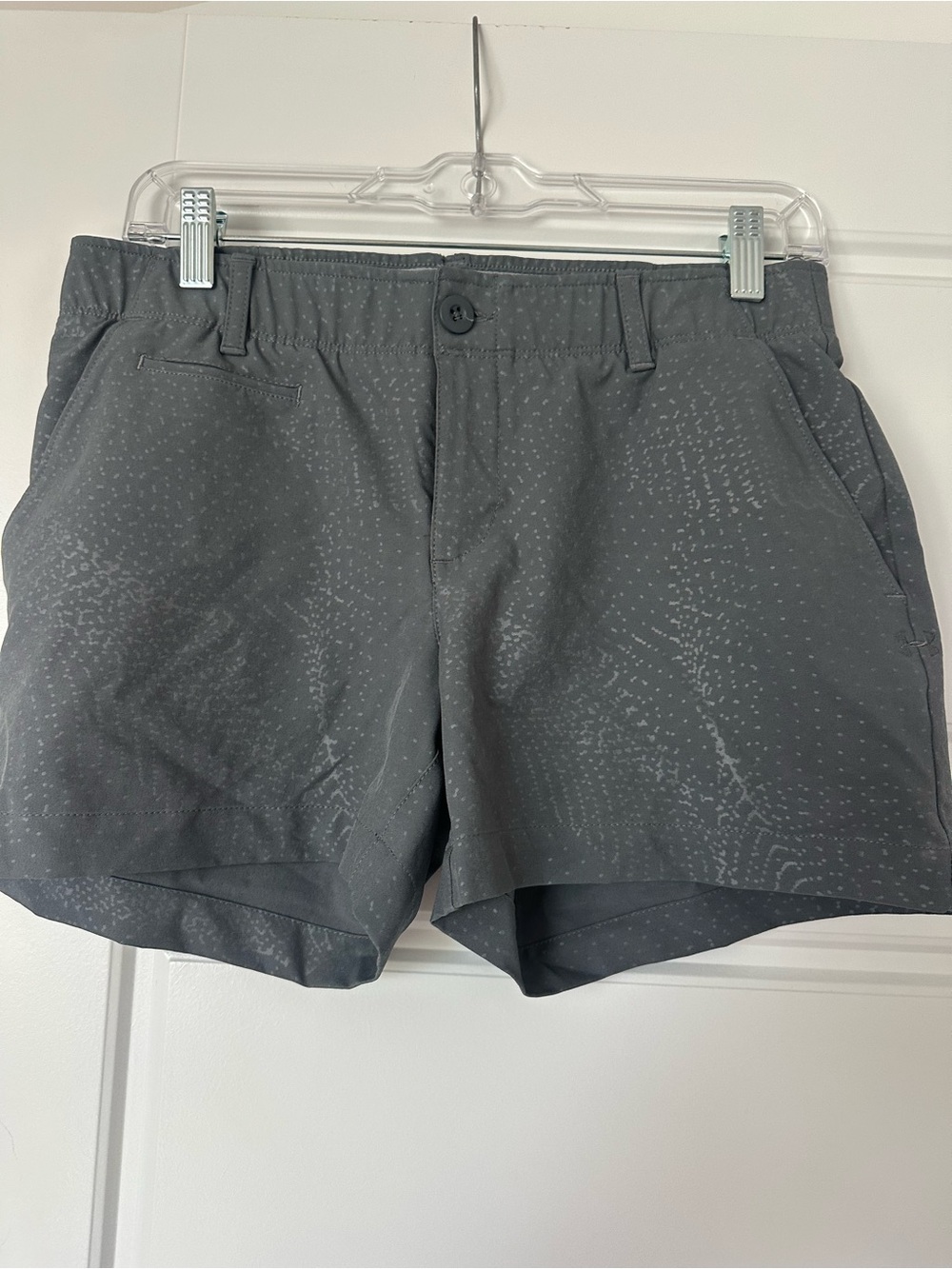 Under Armour Gray Golf Shorts with Print
